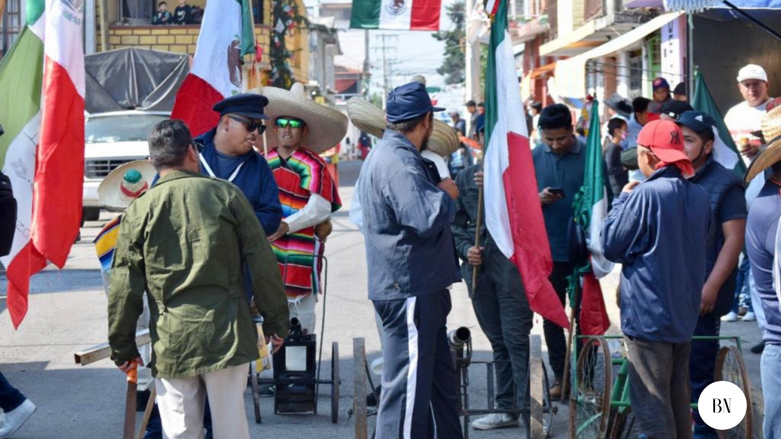 Reviven Batalla de  Puebla, en La Conchita